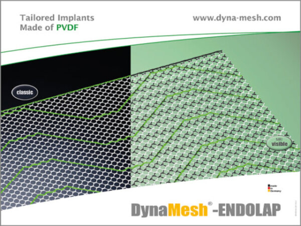 DynaMesh-Endolap, PVDF 15 x15 cm (1 VE = 10 Stück)